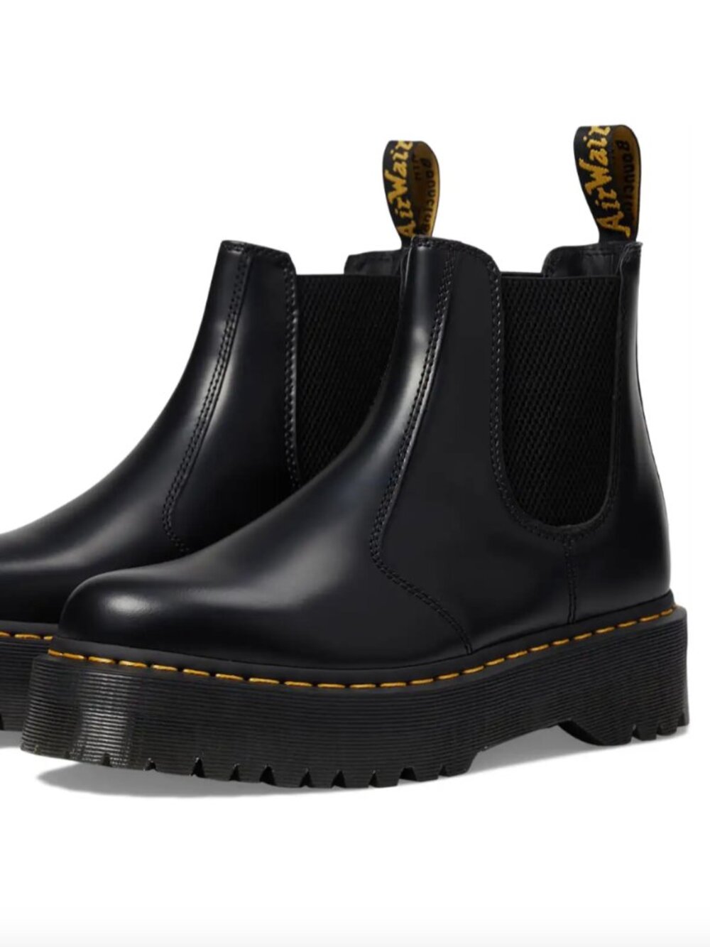 NEW Dr. Martens Women's Size 4M 2976 Quad Smooth Leather Platform Chelsea Boots